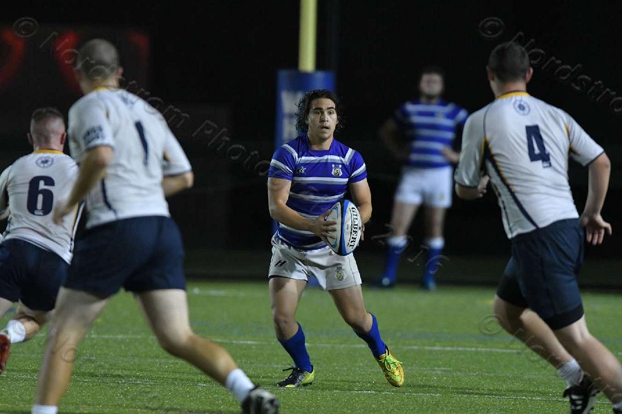 Wheaton Men\'s Rugby vs Mass Maritime.  Photo by Keith Nordstrom
